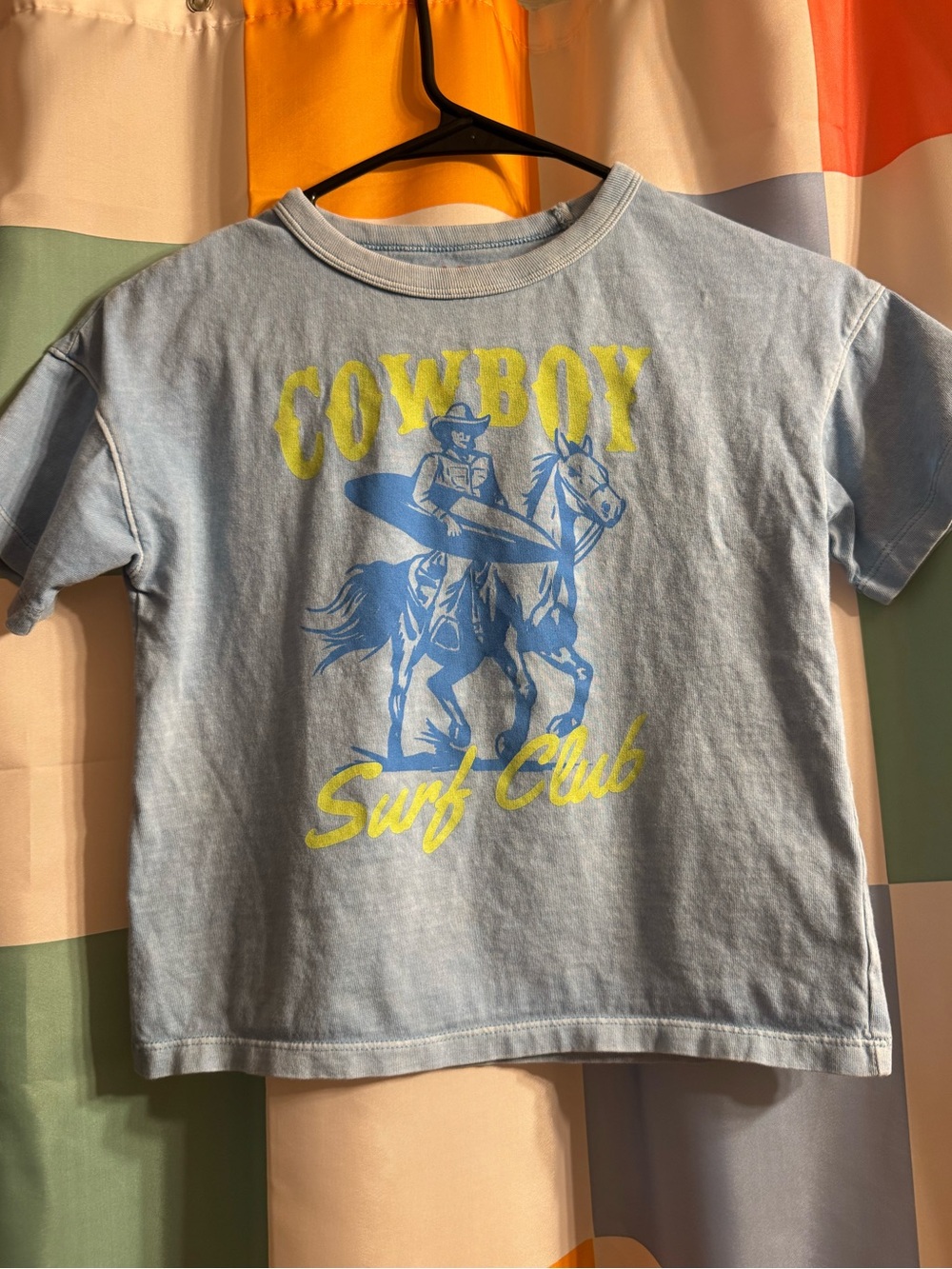 Boys Cat & Jack Cowboy Surf Club Shirt - Size XS